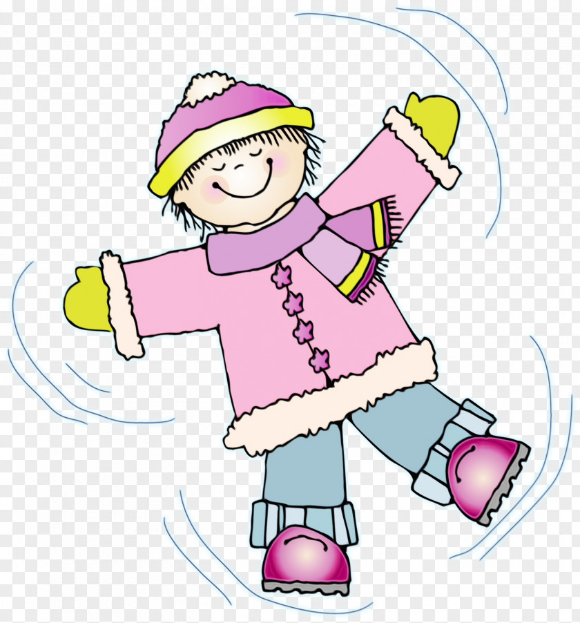 Play Construction Worker Watercolor Drawing PNG