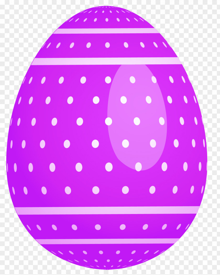 Purple Dotted Easter Egg Clipart Bunny Clip Art PNG