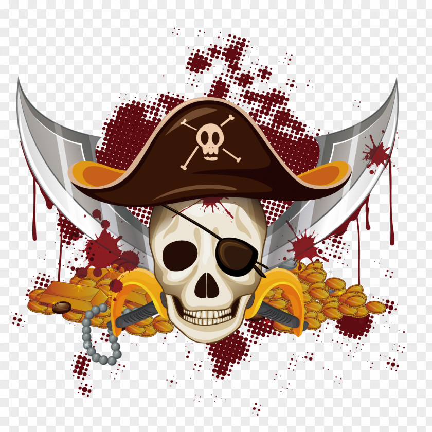 Vector Pirate Bloody Piracy Royalty-free Clip Art PNG