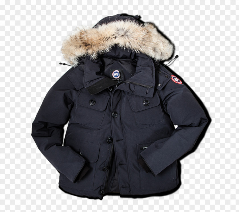 Canada Goose Hood Fur Clothing Jacket Bluza PNG