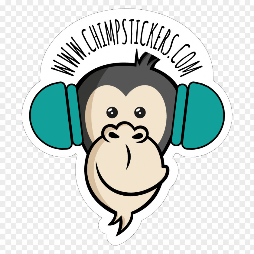 Cartoon Headphones Sticker Decal Die Cutting Polyvinyl Chloride Vinyl Group PNG