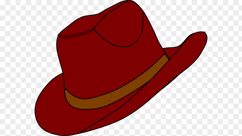 Cowboy Hat Vector Clip Art Christmas PNG
