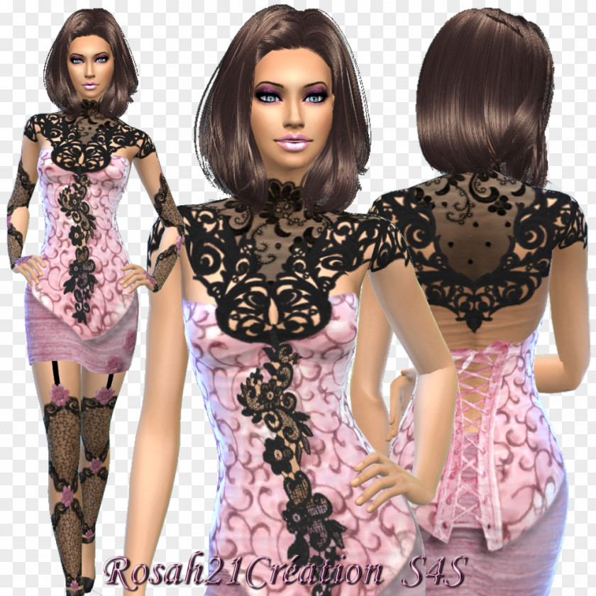 Dress The Sims 4 Cocktail Corset PNG