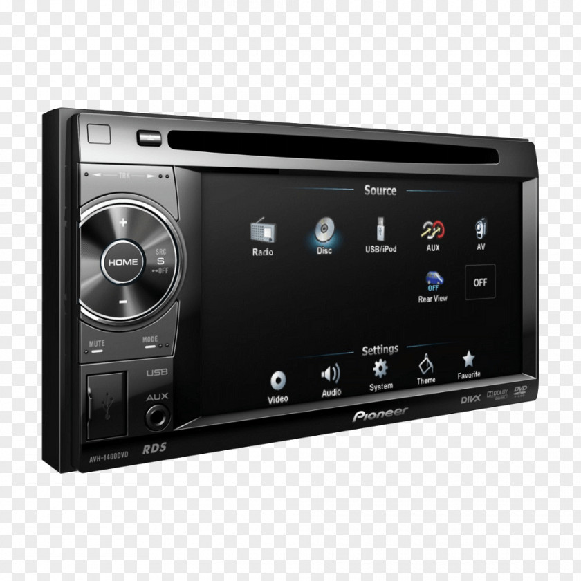 Dvd Pioneer Corporation DVD Touchscreen ISO 7736 Vehicle Audio PNG