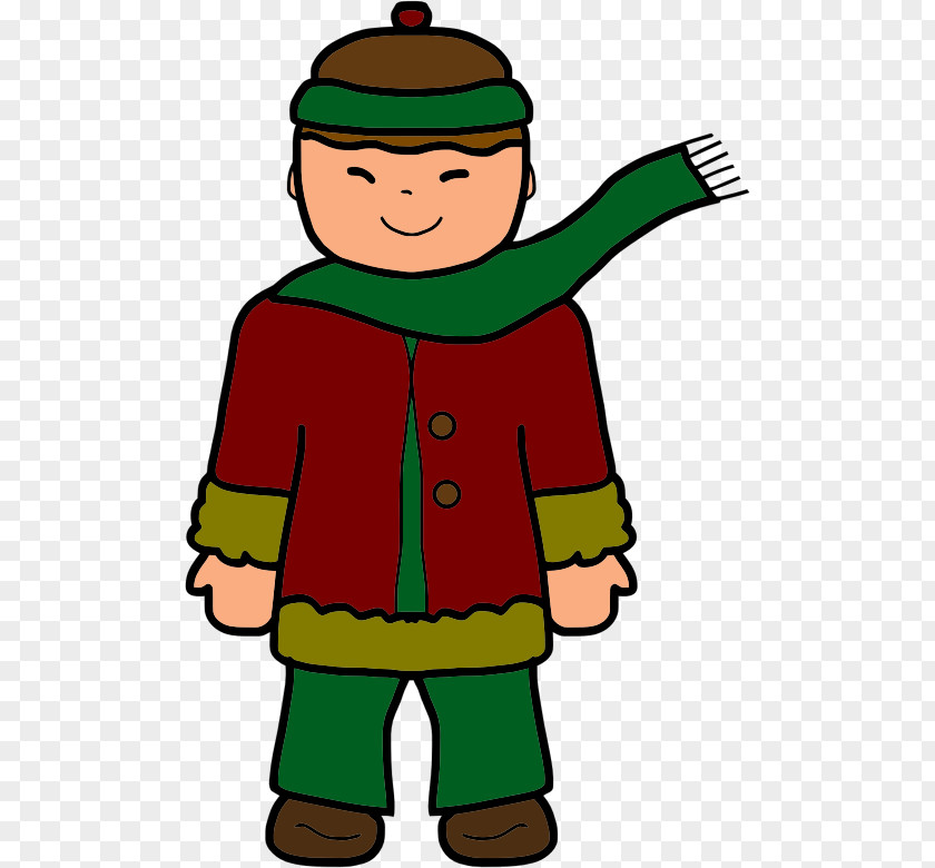KIDS CLOTHES Winter Clothing Boy Clip Art PNG
