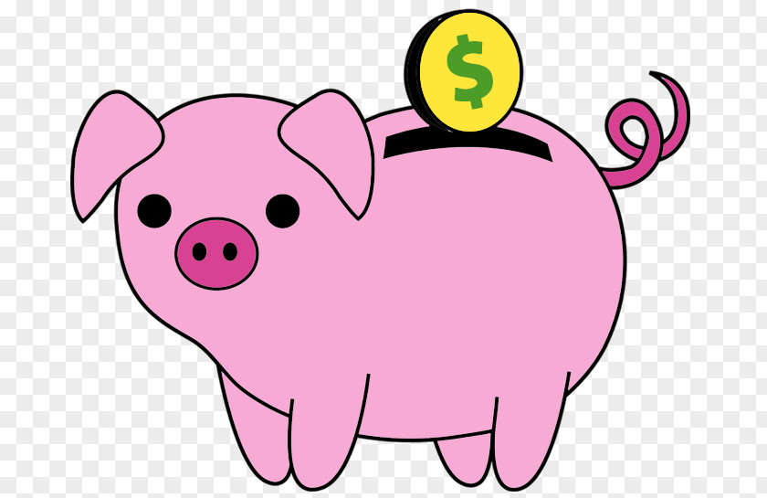 Pig Piggy Bank Snout Clip Art PNG