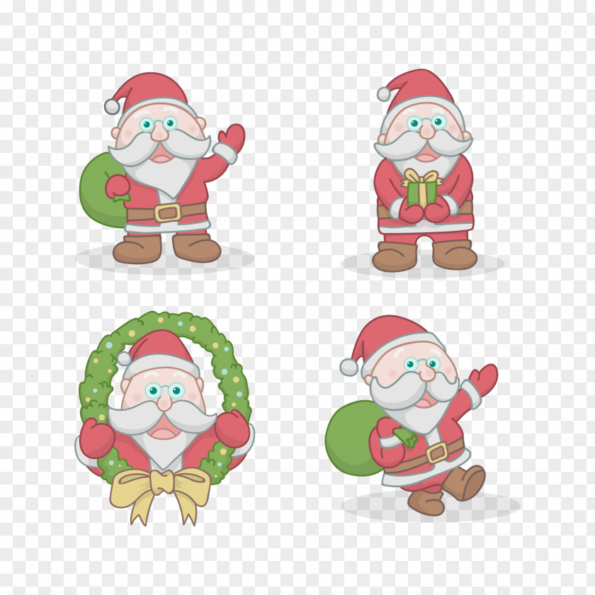 Santa Claus Christmas Ornament Cartoon Gift PNG