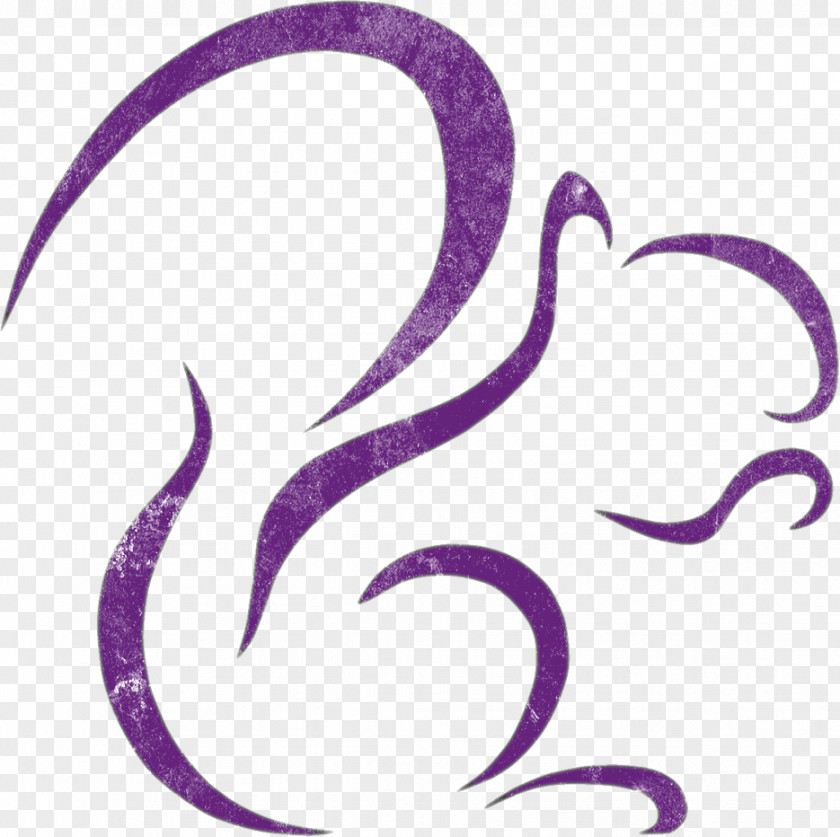 Squirrel Footprint Black Purple Television Twitch Blue PNG