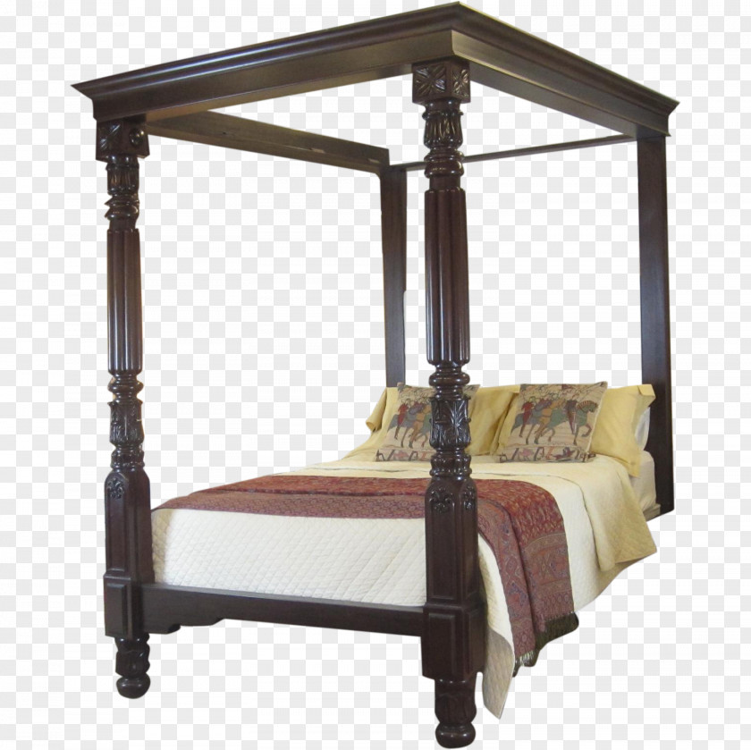 Bed Frame Four-poster Bedside Tables Bedroom Furniture Sets PNG