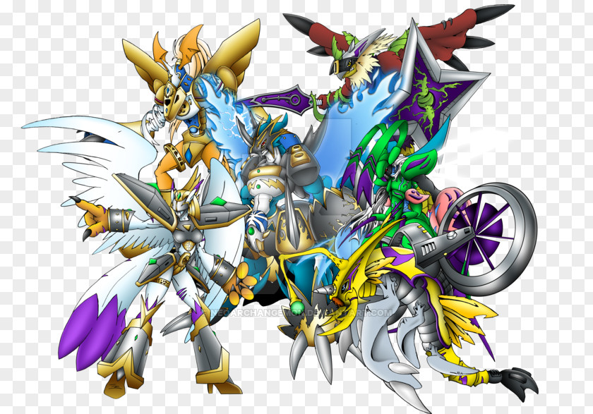 Digimon Angemon Masters World 3 Seraphimon PNG