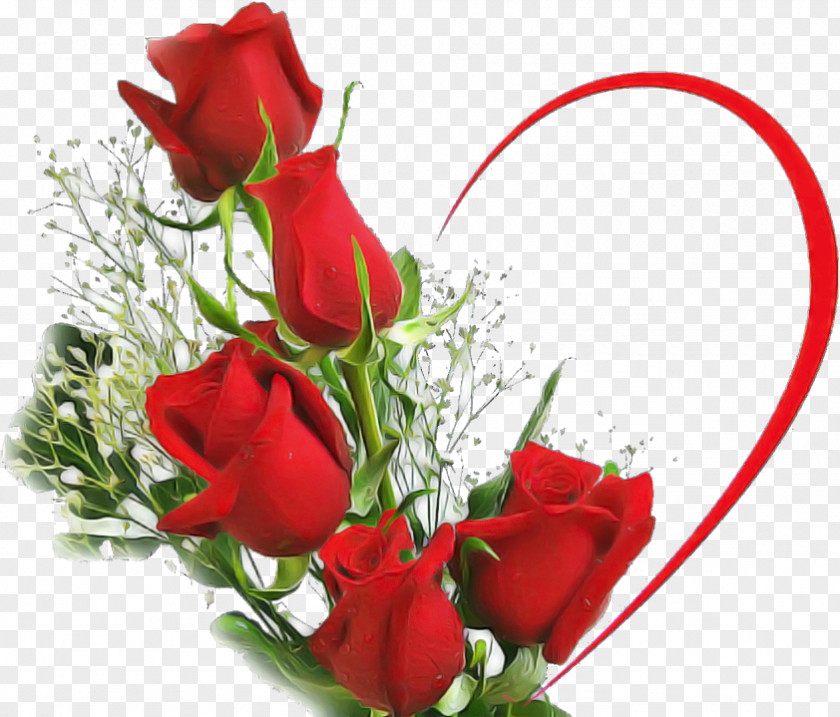 Garden Roses Bouquet Valentine's Day PNG