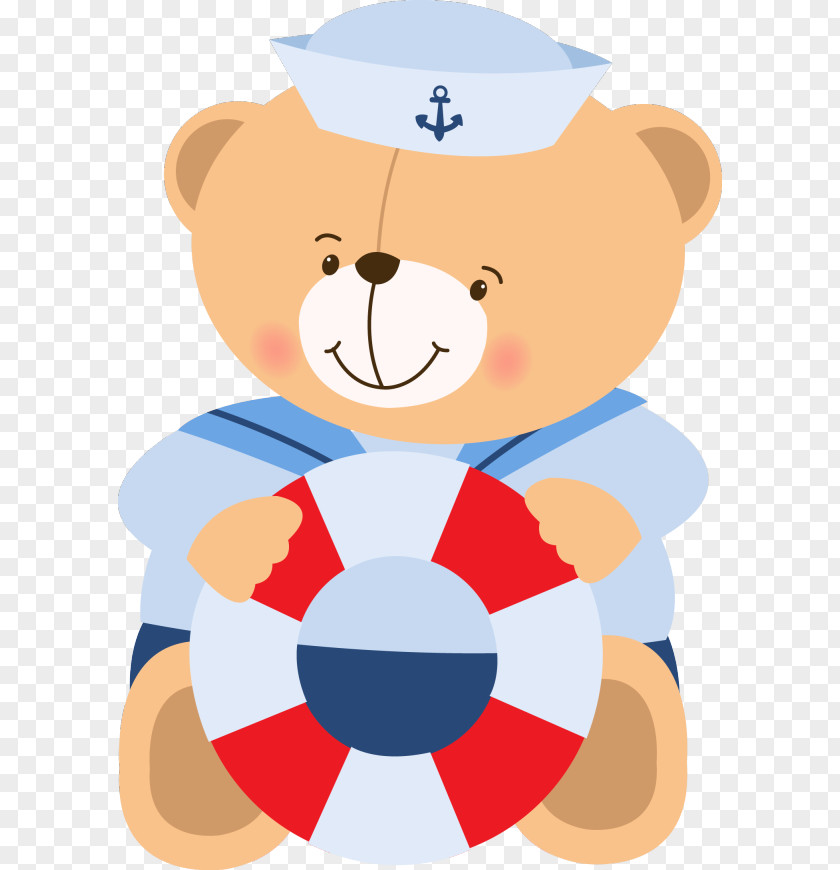 Party Paper Sailor Brazil Bear PNG