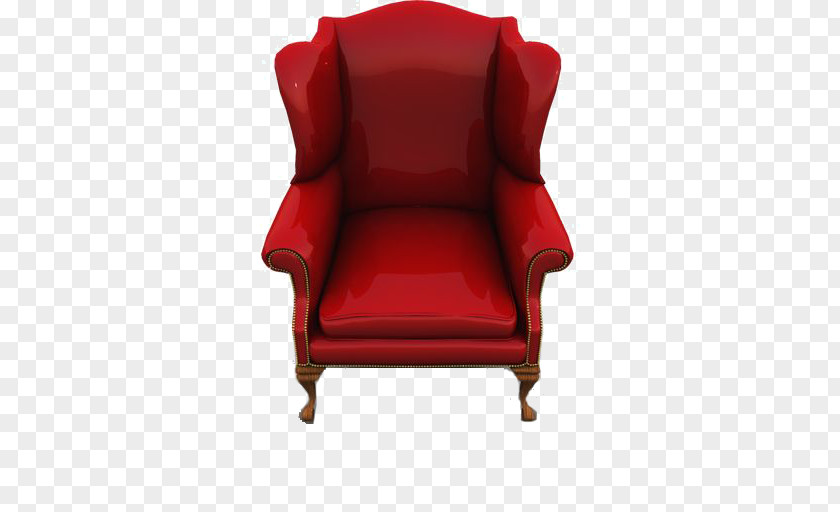 Red Texture Seat Material Loveseat Chair Throne PNG
