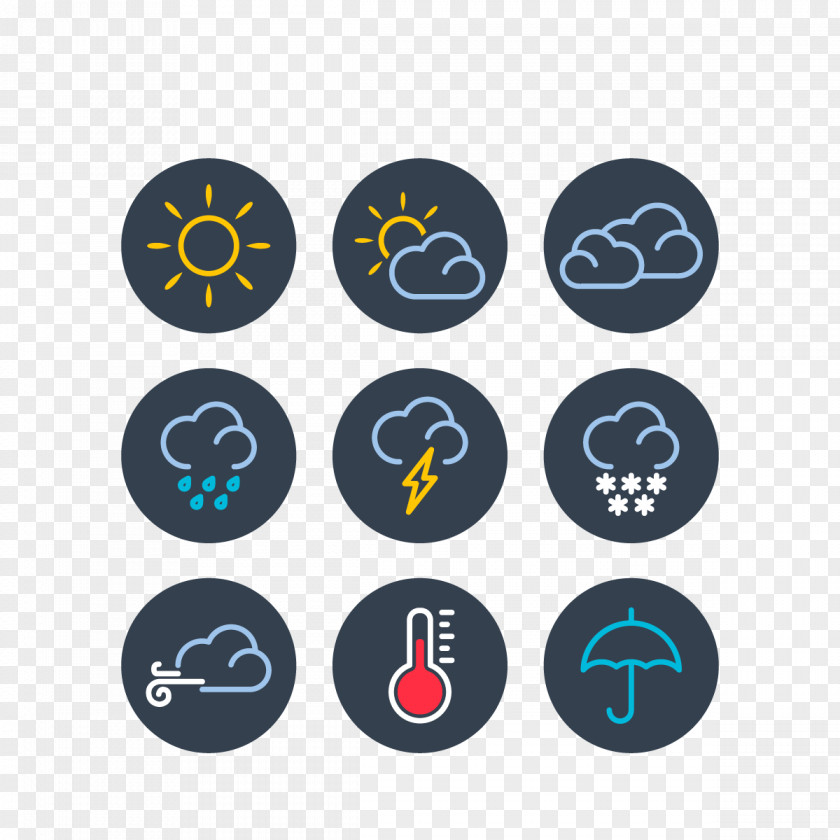 Vector Weather Icon Responsive Web Design Illustration PNG