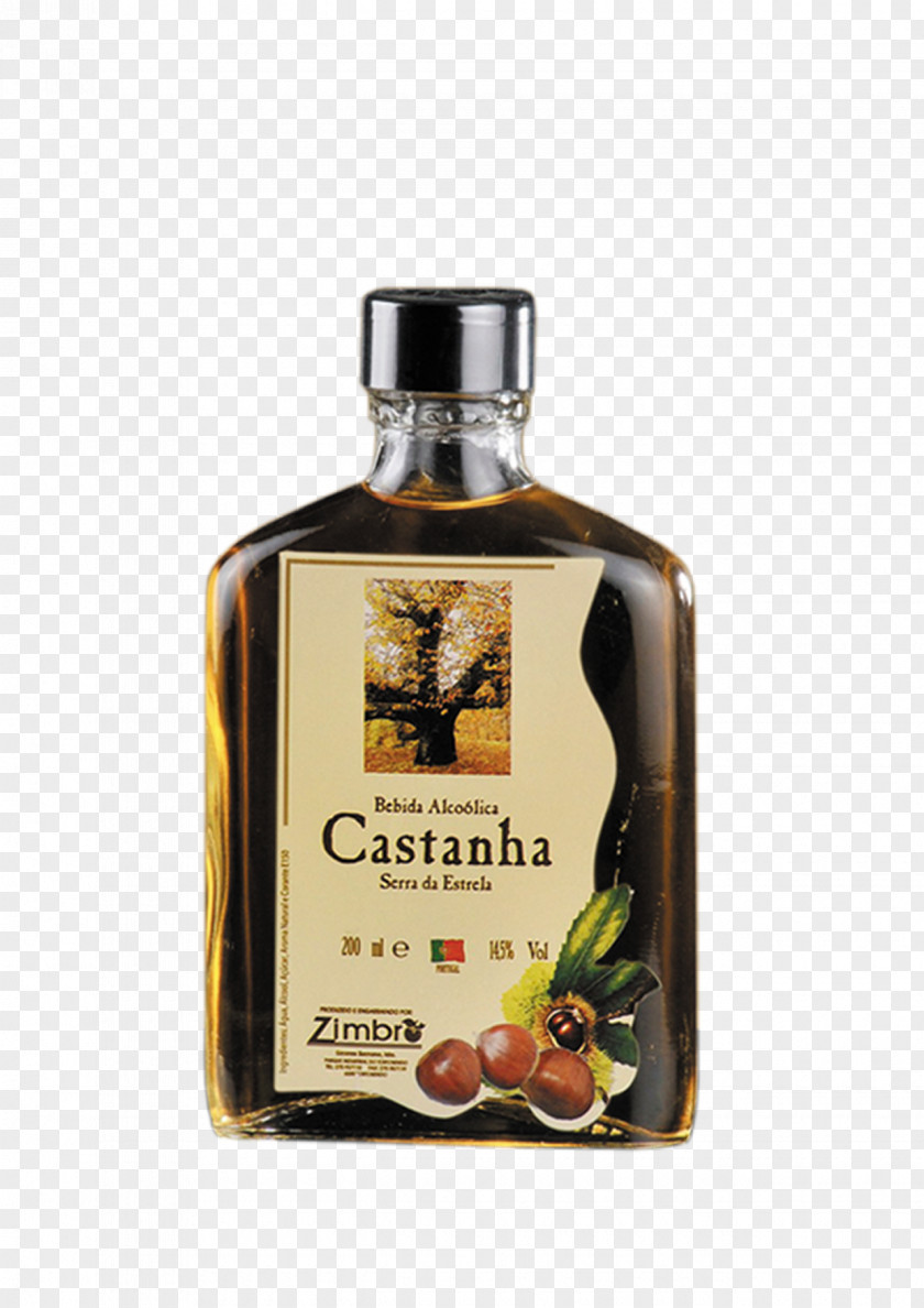 Castanha Liqueur Serra Da Estrela Aguardiente Chestnut Gin PNG