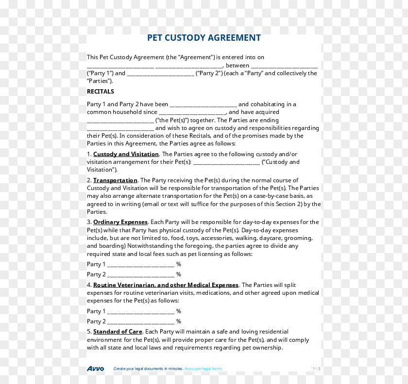 Child Custody Contract Joint Postnuptial Agreement Parenting Plan PNG