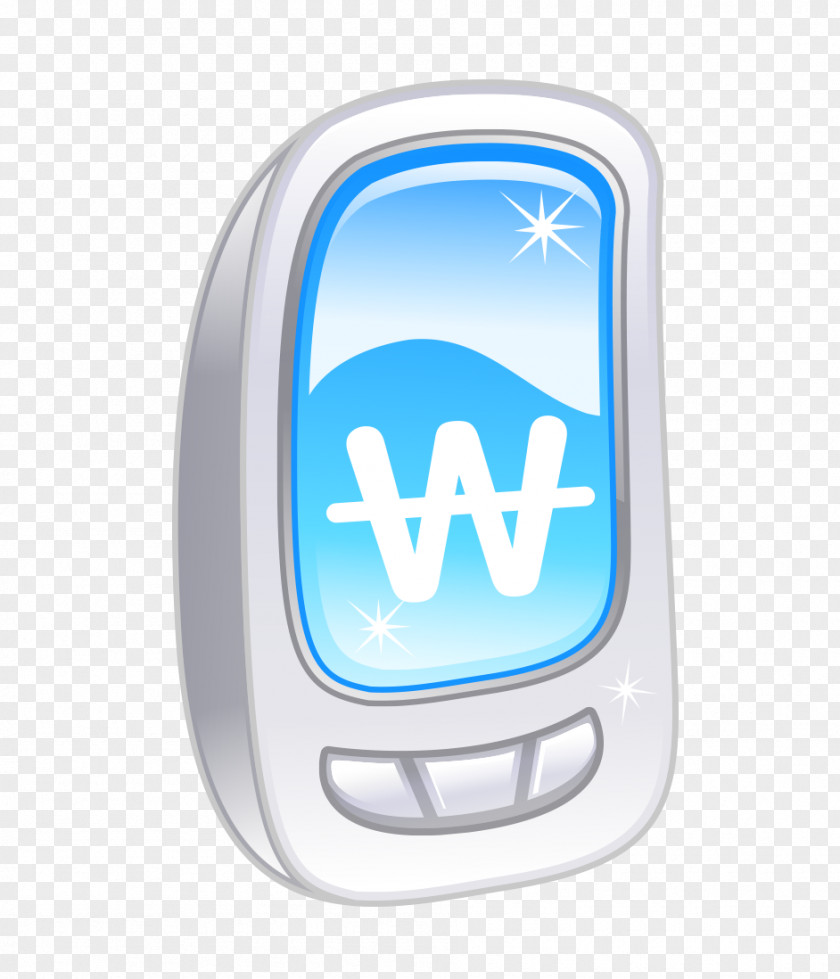 Cute Little Phone Mobile Icon PNG