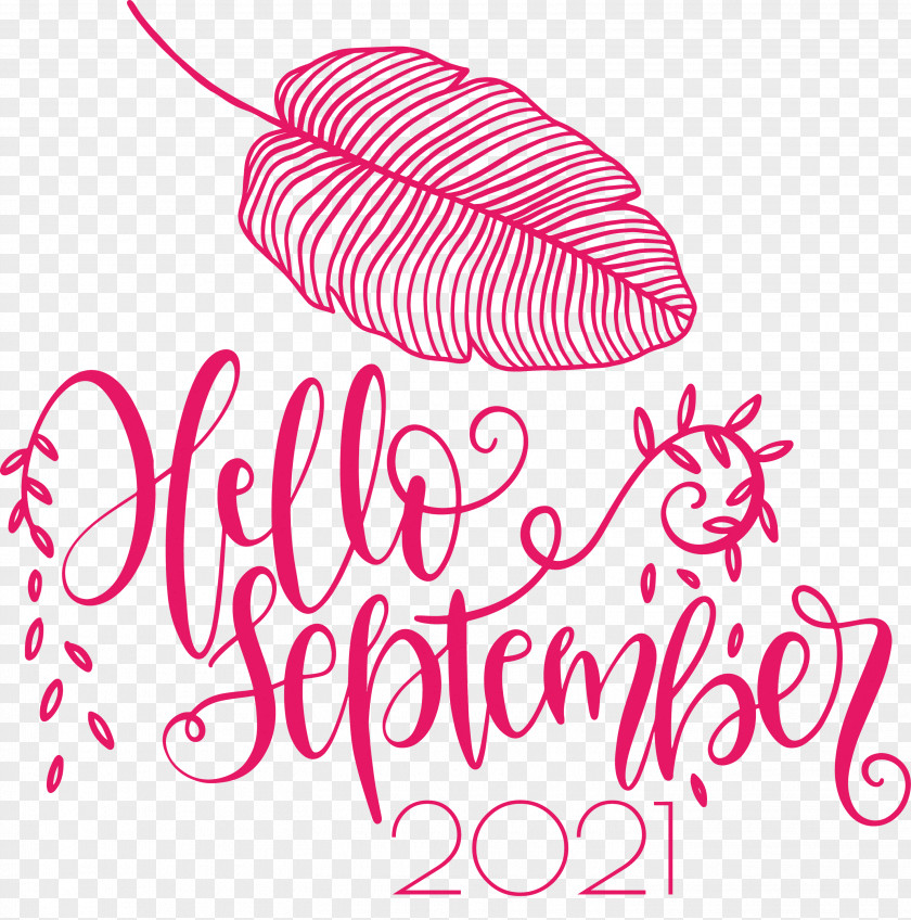 Hello September September PNG