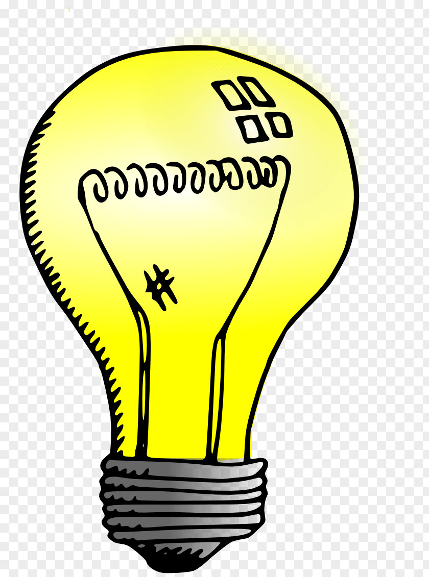 Light Bulb Drawing PNG Drawing, yellow bulb clipart PNG