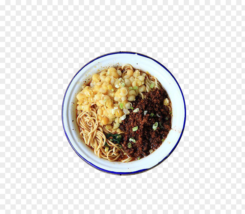 Peas Beef Noodles Chinese Sichuan Zhajiangmian Yakisoba Noodle Soup PNG