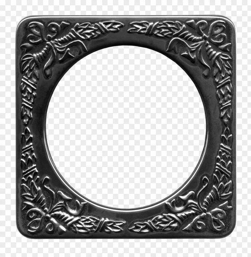 Technology Frame Picture Frames Silver Scrapbooking Photomontage Circle PNG