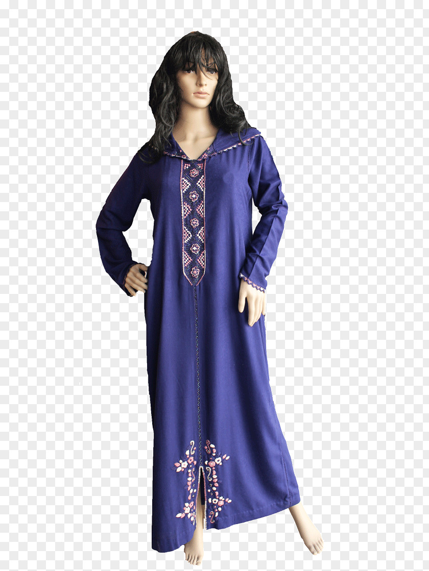 Dress Djellaba Blue Agadir Moroccans Kaftan PNG