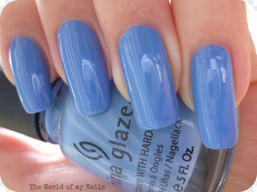 Nail Polish China Glaze Lacquer Blue PNG