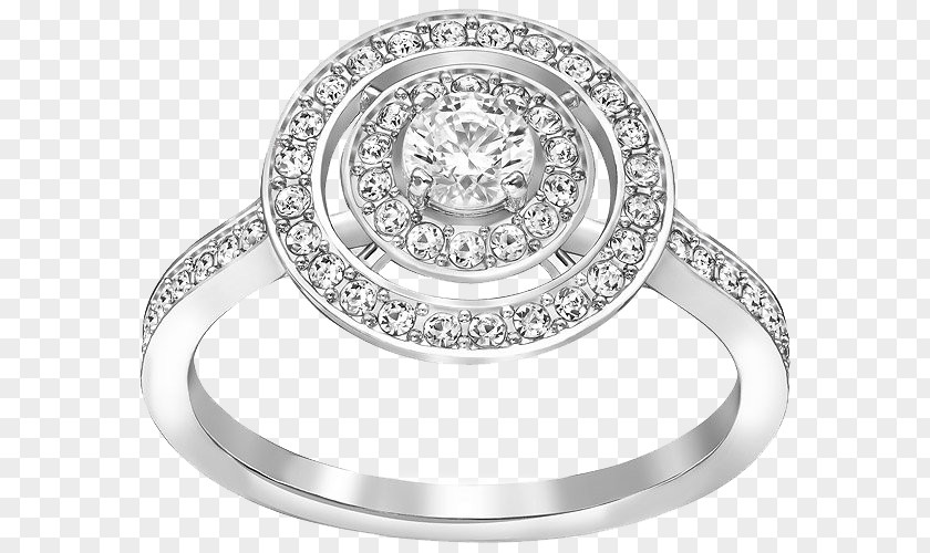 Swarovski Jewelry Round Ring Earring Jewellery Size PNG