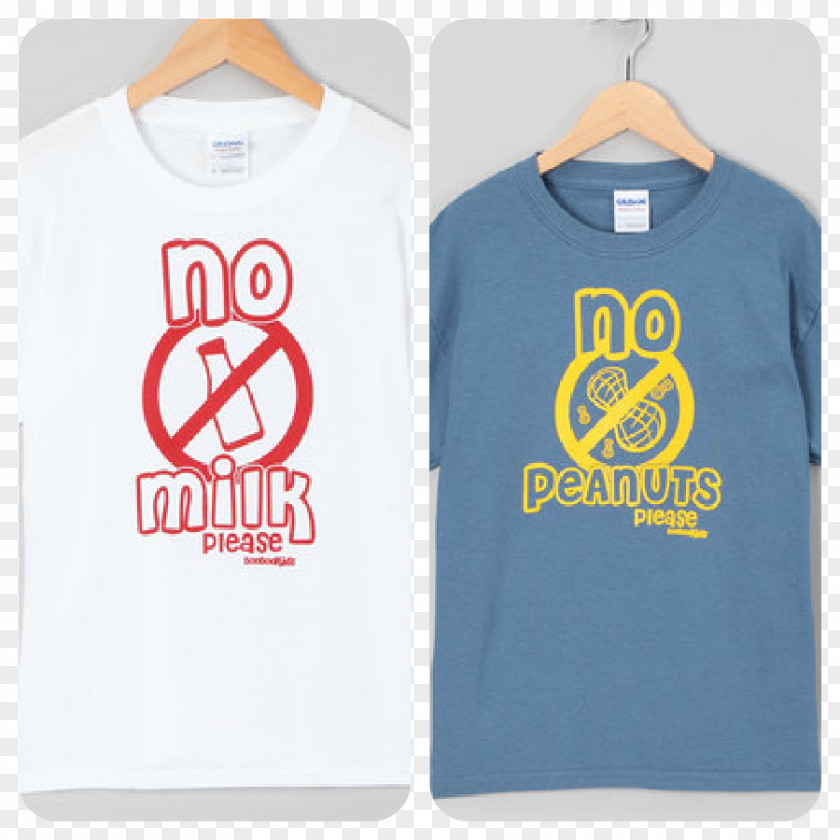 T-shirt Milk Food Allergy Sleeve PNG