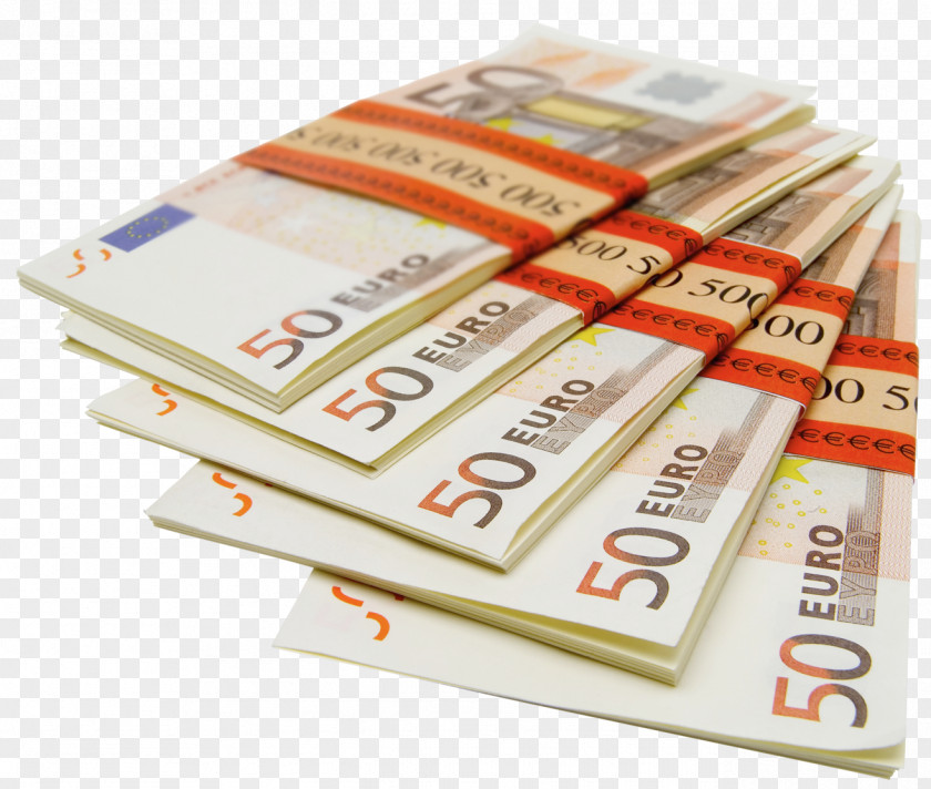 50 Euro Stacks Picture Clip Art PNG