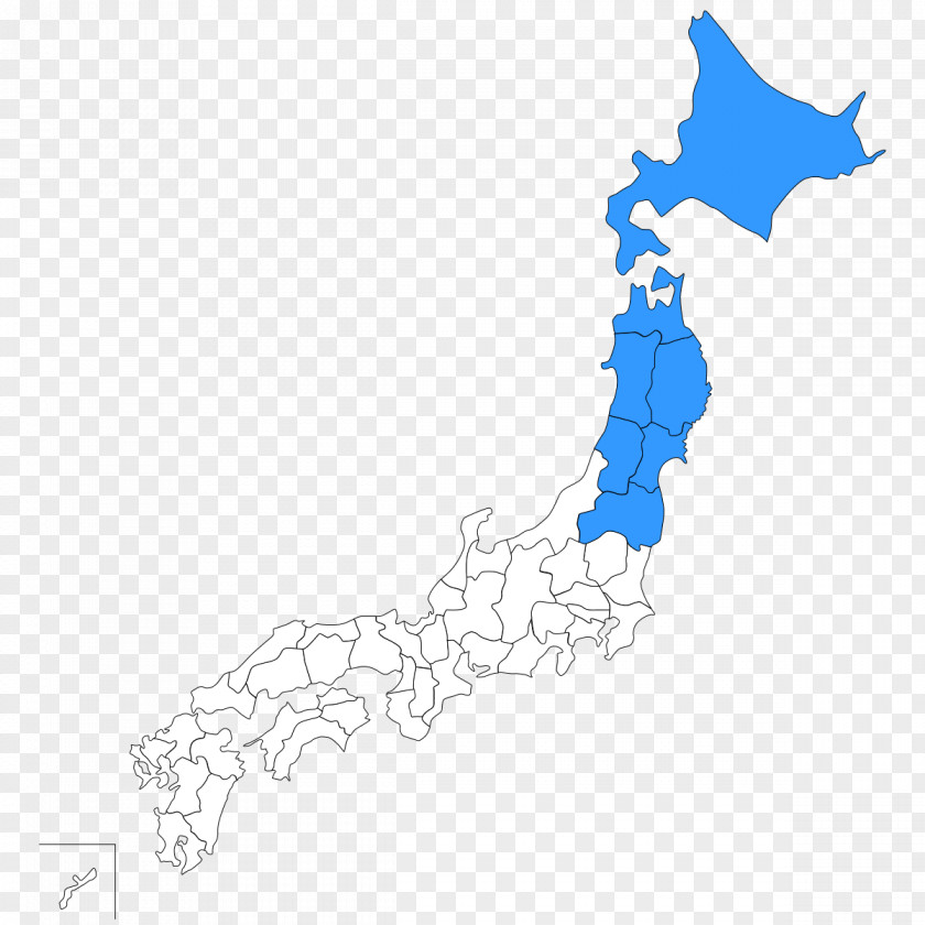 Kaba Hokkaido Vector Map Prefectures Of Japan Blank PNG