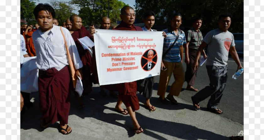 Najib Rohingya People Prime Minister Of Malaysia Yangon Protest Kuala Lumpur PNG