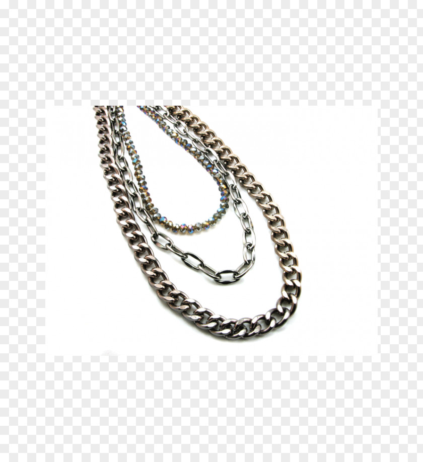 Necklace Chain Silver PNG