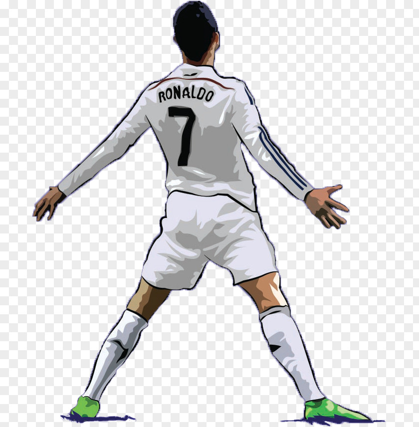 FOOTBALL NUMBER Real Madrid C.F. Wall Decal Sticker Football PNG