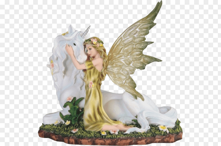 Fairy Figurine Statue Unicorn Sculpture PNG