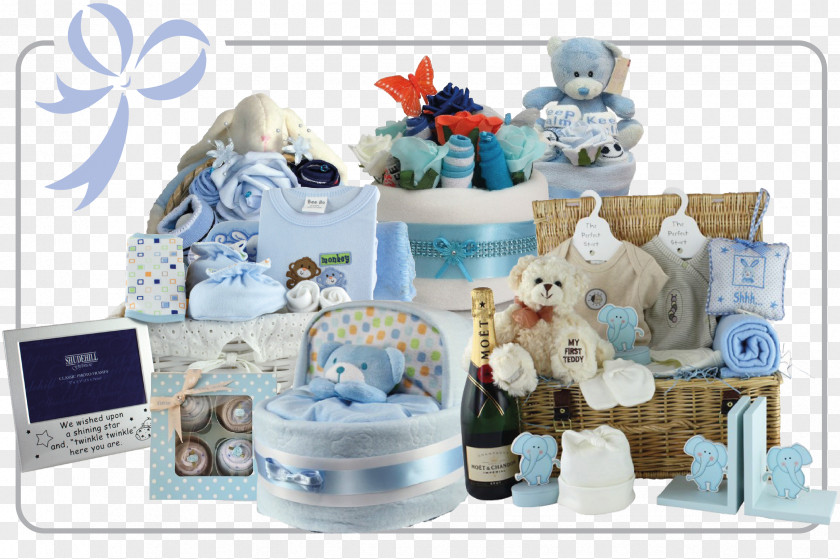 Gift Diaper Cake Food Baskets Baby Shower PNG