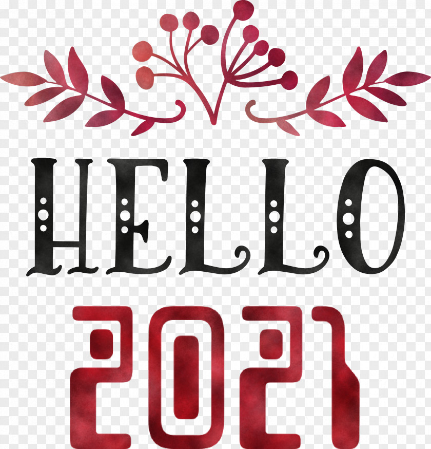 Hello 2021 Year New Is Coming PNG