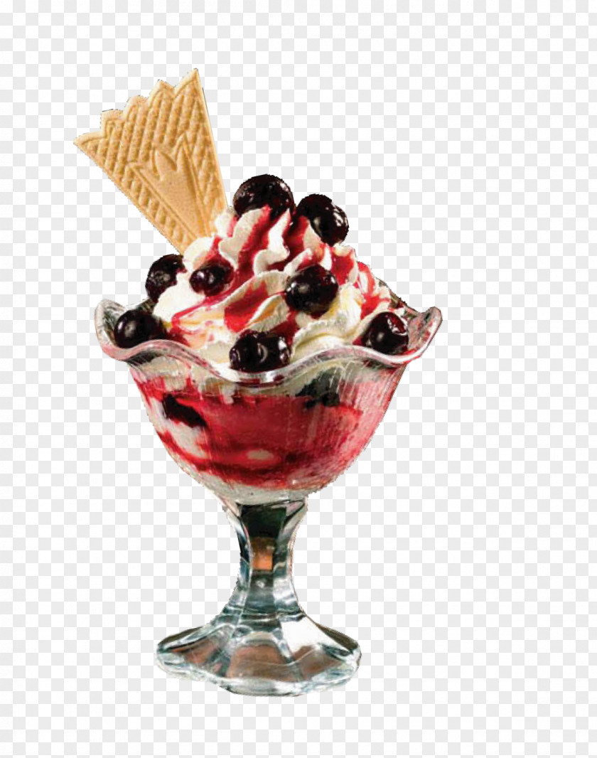 Blueberry Ice Cream Cake Sundae Smoothie Milkshake PNG