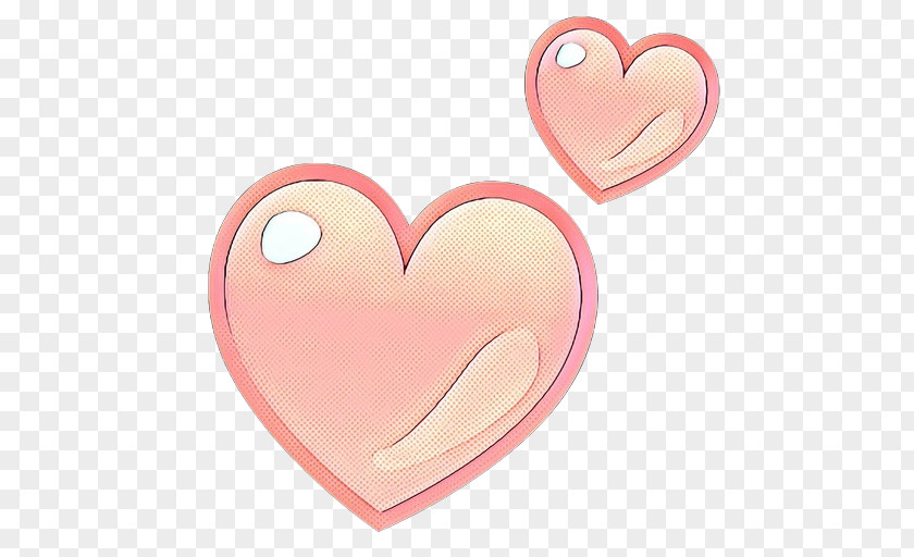 Peach Human Body Heart Background PNG