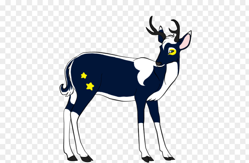 Reindeer Antelope Character Wildlife Clip Art PNG