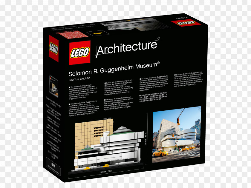 Thomas The Train Toy Bin LEGO 21035 Architecture Solomon R. Guggenheim Museum PNG