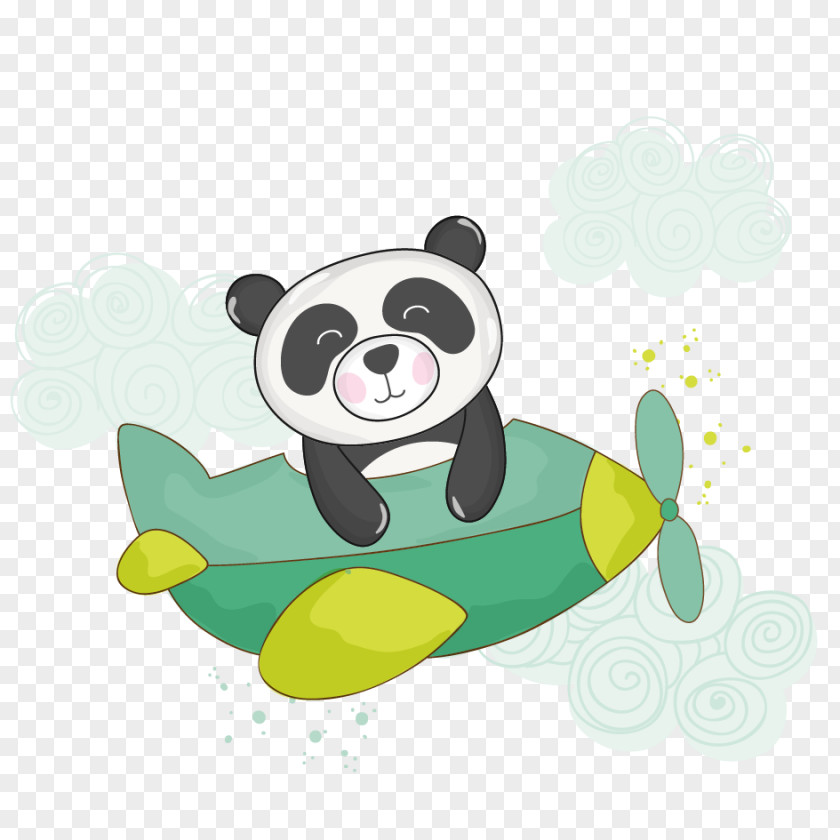 Cartoon Panda Infant Photography PNG