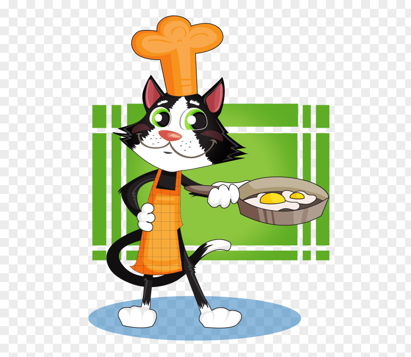 Cat Kitten Chef Cook Clip Art PNG