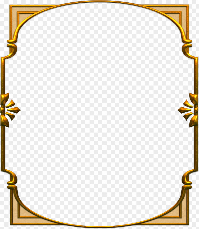 Gold Frame Happiness Birthday Love Enthusiasm PNG