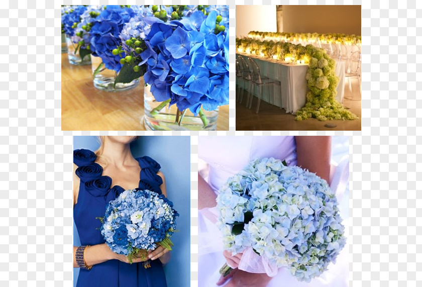 Hydrangea Wedding Blue Rose Flower Bouquet Bride PNG