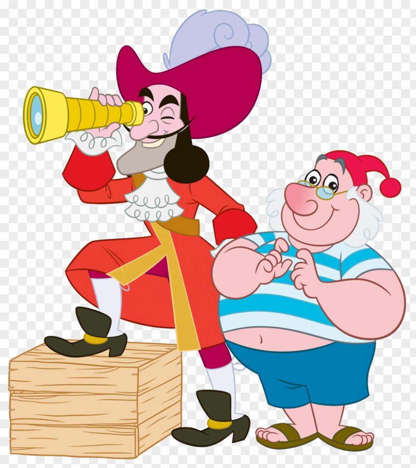 Jake Captain Hook Smee Peter Pan Neverland Piracy PNG