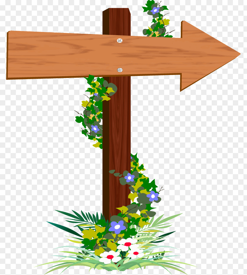 Madeira Wood Arrow PNG