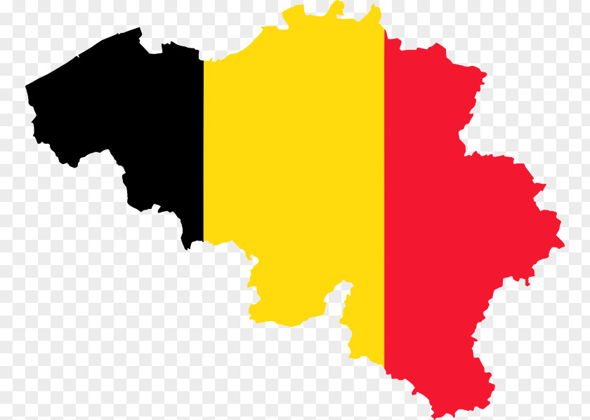 Map Flag Of Belgium Vector Blank PNG