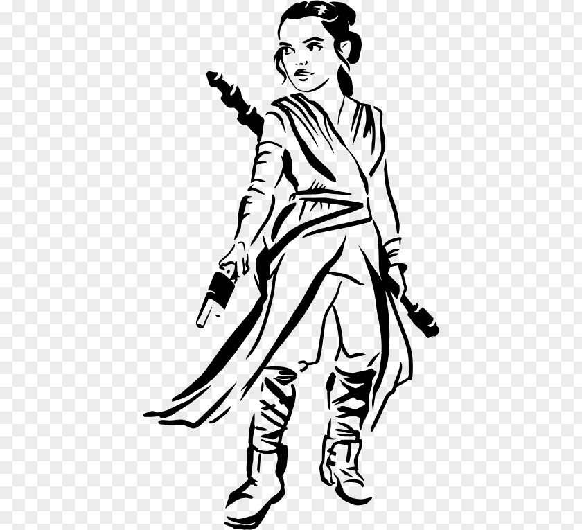 Star Wars Rey Clip Art Woman Warrior PNG