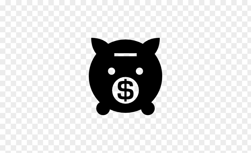Pig Piggy Bank Saving Money Dollar Sign PNG
